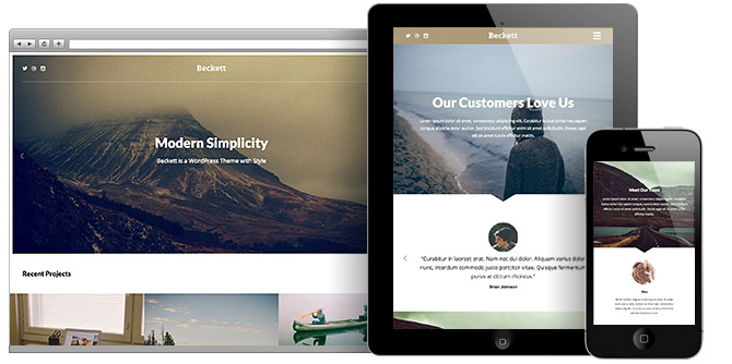 Beckett WordPress Theme