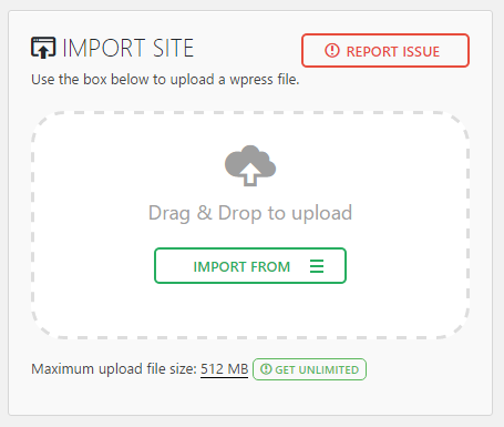 site import