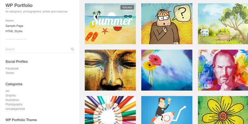 wp portfolio theme